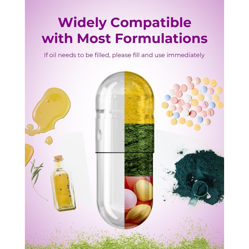 Empty Capsules for Filling Size 3 - Pack of 200