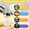 ZNCZHZN Premium Lemon Squeezer, Upgrade 316L Stainless Steel Lemon Juicer,