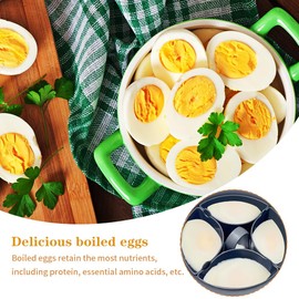Mtlhbcg Thermomix Egg Cooker Compatible with TM5 TM6 TM31, Egg Cooker Holder, Egg Cooker 4 Eggs Egg Boiler, 2-in-1 Egg Boiler, Combined Eggs, Poaching Eggs in TM/MC, Thermomix Accessories, Thermomix