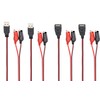 HCFeng USB to Alligator Clip Adapter Cable Alligator Clip Jumper