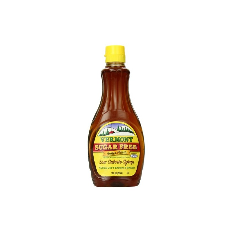 Maple Grove Farms Sugar Free Syrup, Butter Flavor, 12 Ounce