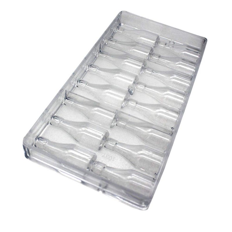 Goldbaking Bottle Shaped Chocolate Mold Poly-carbonate Candy Mould Hard PC