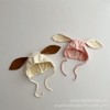 Cute Large-Eared Baby Rabbit Hat for Spring Toddler Outdoor UV Protection 38-46cm/Beige 3ea