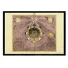 Sheets with ancient astronomical map. Star Chart Poster A3 size