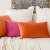 MIULEE Velvet Soft Soild Decorative Square Throw Pillow Covers Cushion
