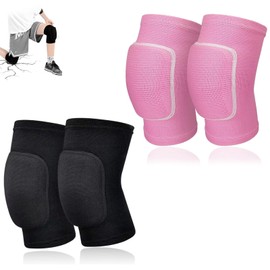 PLATEYTR Knee Pads, Pack of 2 Knee Pads, Volleyball Knee Pads, Knee Pads Dance, Yoga Knee Pad, Knee Pads Handball, Perfect Knee Pad Set for Volleyball, Dancing and Handball, Unisex (M)