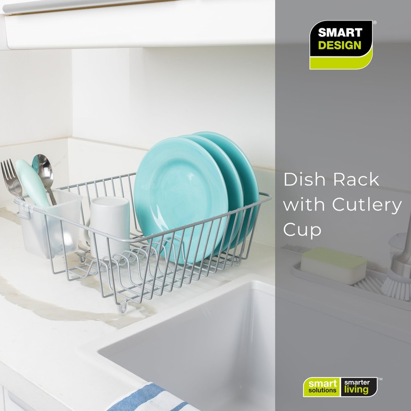Smart Design Dish Drainer Rack - Small - in Sink
