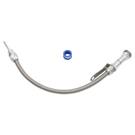 Gxencks Stainless Steel Flexible Engine Oil Dipstick Fit for Ford 429 460 7.5L Oil Dipstick Tube Kit Flexible Oil Pan Screw