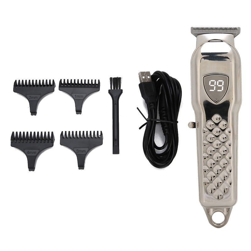 SK-755 Hair Clipper USB Rechargeable Digital Display Men Male Electric