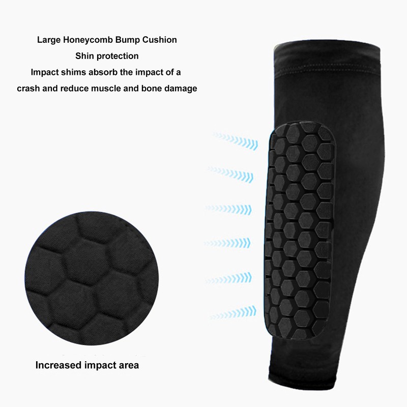 2PCS Soccer Leg Sleeves for Adults Anti Slip Breathable Calf