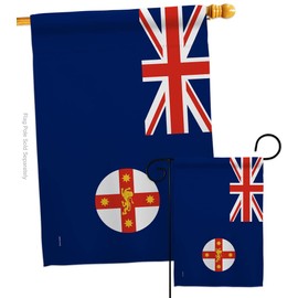 States of Australia New South Wales Garden House Flags Set Regional Territory Tony Couch Sydney Oceania Country Particular Area Small Decorative Gift Yard Banner Made In USA 28 X 40