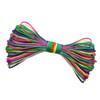 Dreamtop 101Ft Fallschirm-Seil/Paracord-Schnur in Regenbogenfarben, geeignet f&uuml;r Camping, Wandern und