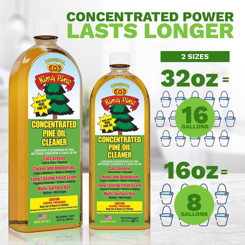 King Pine King Pine Concentrated Pine Oil Multi-Surface Cleaner Industrial