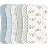 Konssy Muslin Baby Burp Cloths Sets for Unisex- 6 Pack