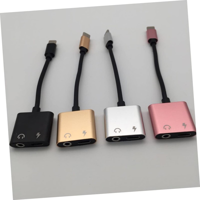 KOMBIUDA to Audio Adapter USB C Headphone and Charging Converter
