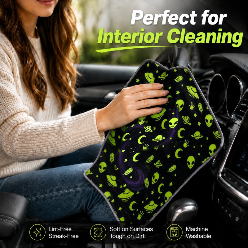 Sea Turtle Microfiber Towels for Cars, Scratch-Free Auto Cleaning Cloths
