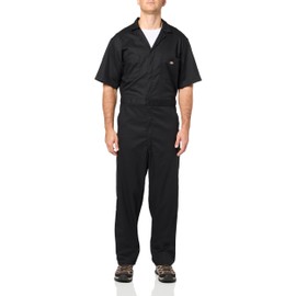 Dickies FLEX Short Sleeve Coveralls, BLACK, L RG