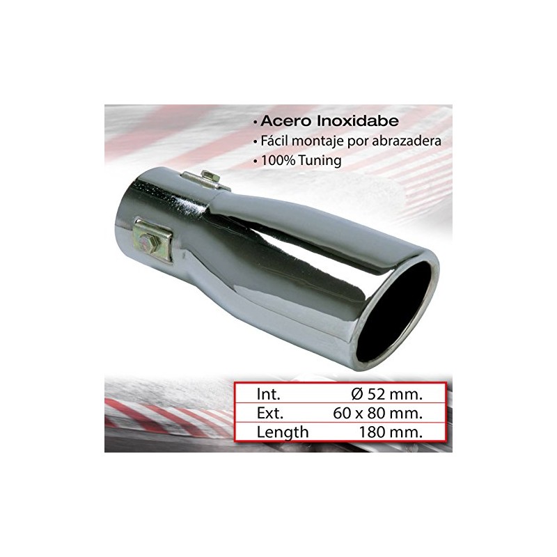 Sumex 4008786 Exhaust Trim Oval - Chrome