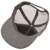 Atlantis Rapper Jersey Mid Visor Trucker Cap - Dark Grey