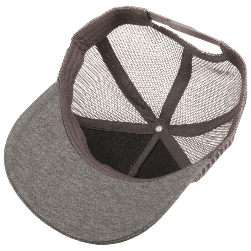 Atlantis Rapper Jersey Mid Visor Trucker Cap - Dark Grey