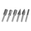 6pcs Tungsten Carbide Rotary Burr Wood File Metal Engraving Grinding