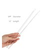30pcs 1/4"Dia x 12in Acrylic Dowel Rods Sticks, Clear Transparent