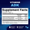 vitamatic Vitamatic ADK Vitamin Supplement, 180 Veg Capsules, Vitamins A,