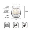 ZWV Gifts for Book Lovers Women Wine Glass,Bookish Gifts For