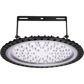 Sararoom 200W 110V UFO LED High Bay Light No Plug, FCC Listed, LED Garage Industrial Light 20000 Lumen 6500K Cold White LED Shop Light Commercial Bay Lighting for Factory Warehouse Workshop