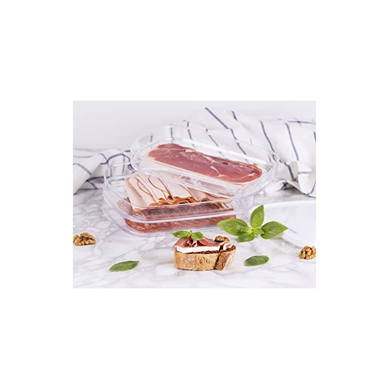 Harfield Tableware Amuse 3 Compartment Meat Fridge Food Storage Box