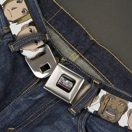 Fullmetal Alchemist Belt, Seatbelt Buckle, Brotherhood Central Forces Military