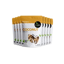 Elan Organic Coconut Smiles 8 Pack, 35.2 Ounce, Non-GMO, Vegan, Gluten-Free