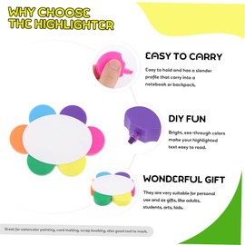 Tofficu Highlighters Marking Pens Set 4pcs Highlighter Pens Pastel Markers for Coloring School Supplies for Students