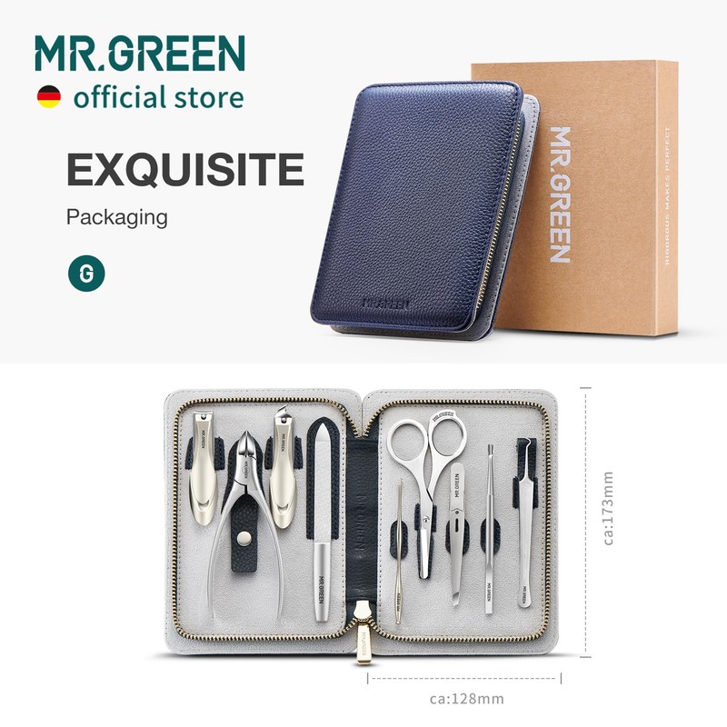 MR.GREEN Innate Luxury Manicure Set Surgical Grade Scissors Stainless nail