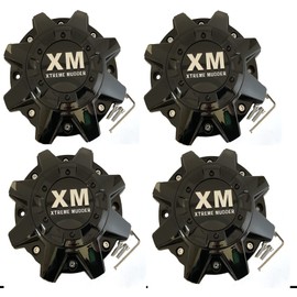 395L212 XM Xtreme Mudder Gloss Black Wheel Center Cap C-5240-1-SC (4)
