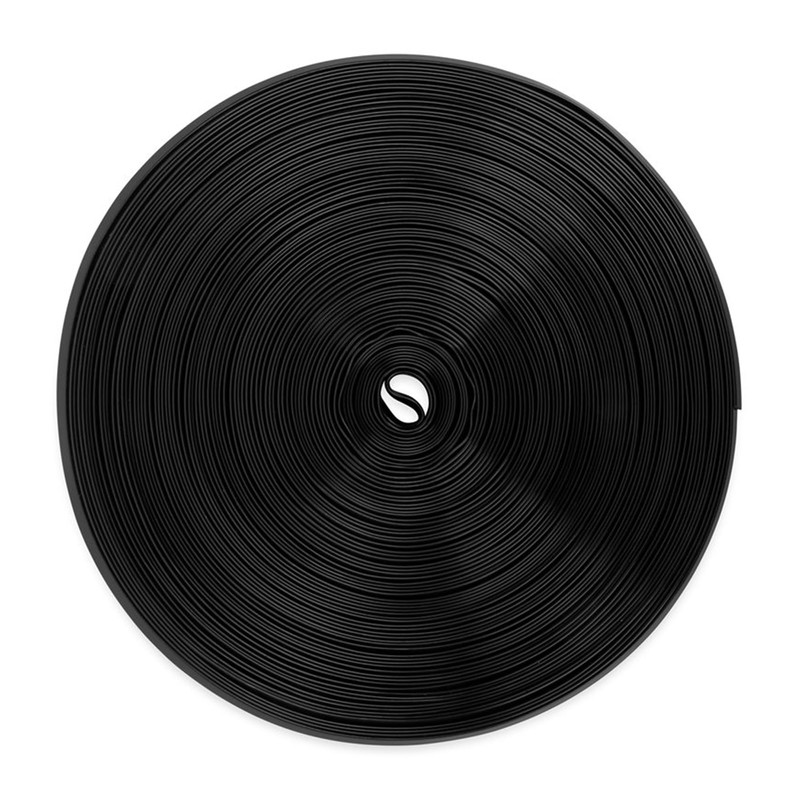 Camco 25212 Vinyl Trim Insert (1" x 100', Black)