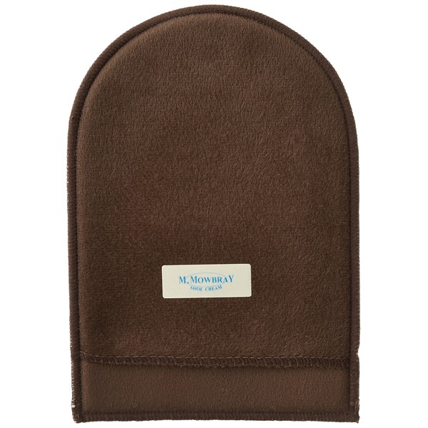 M. Mowbray Shoe Care Glove Cloth for Polishing and Drying - brown