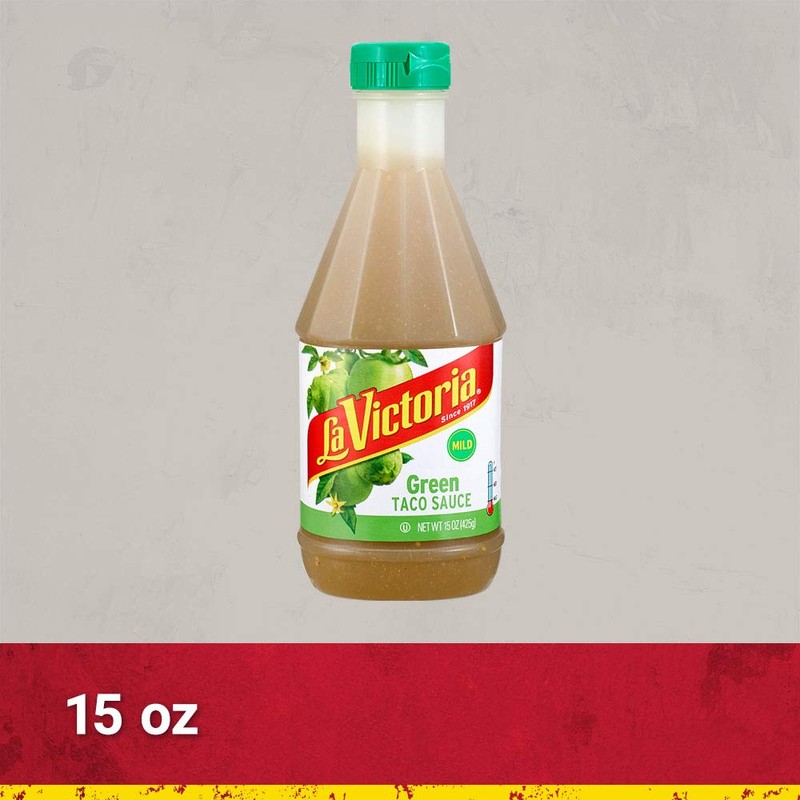 La Victoria Green Taco Sauce Mild, 15 Ounce (Pack of
