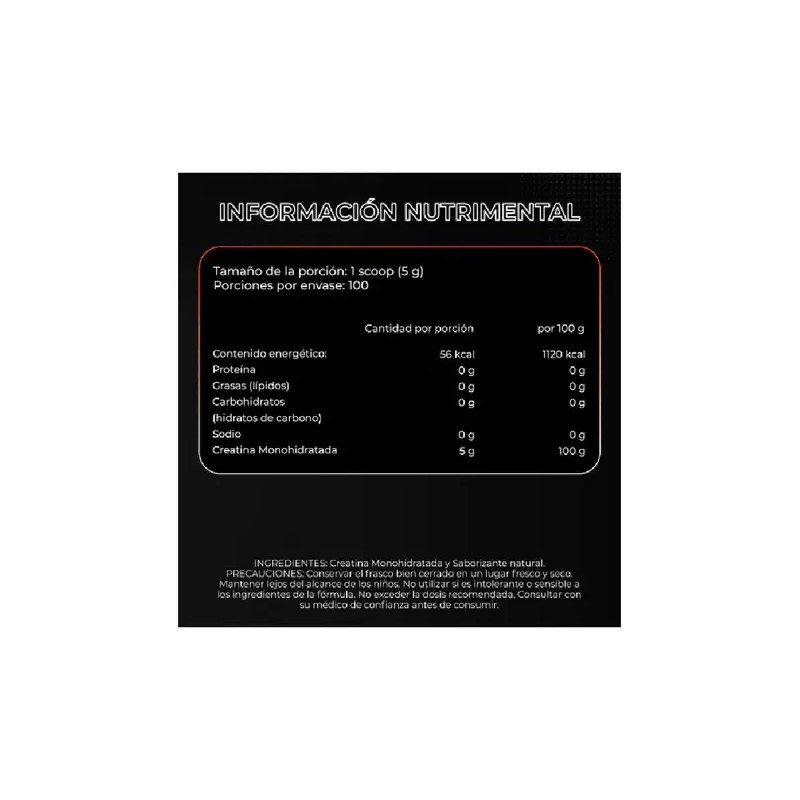 Adictos Al Gym Creatina Suplemento 500g 100serv Sfn