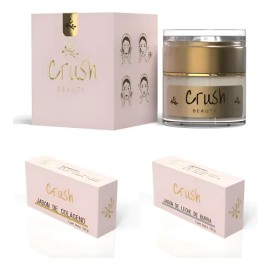Crema Para La Cara Crush.  Jabón Colágeno Y Jabón De Leche                                                                                            