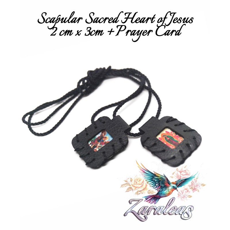 Leather Scapular of The Sacred Heart of Jesus, Sacred Virgin