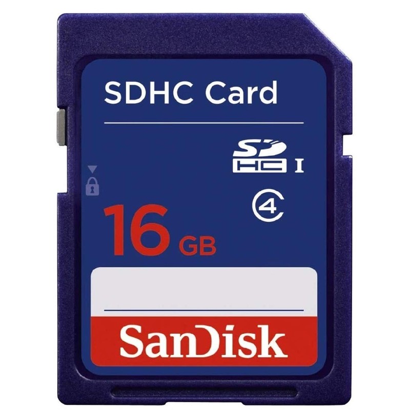 2 Pack SanDisk 16 GB Class 4 SDHC Flash Memory
