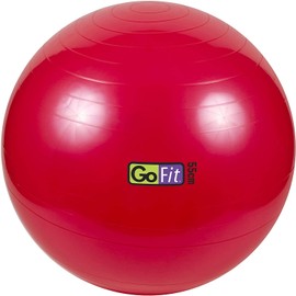 GoFit Balance and Stability Ball - 55cm , 65cm, & 75cm,Red,1082746