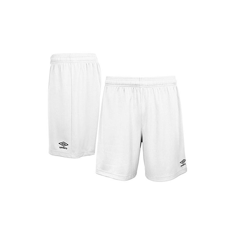 Umbro - Pantalón Corto de Campo para niños, Blanco, Medium