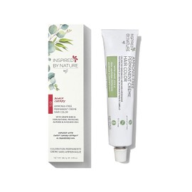 ion Inspired By Nature Permanent Hair Color Natural Medium Chestnut Brown 4N, made from 100% naturallyderived polymers, cruelty free, vegan, PPD free, recyclable packaging, 2.05 oz