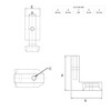 Inner Angle External Angle M5 Groove 6 Profile Connector for