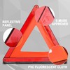 CARTMAN Foldable Warning Triangle Emergency Warning Triangle Reflector Safety Triangle