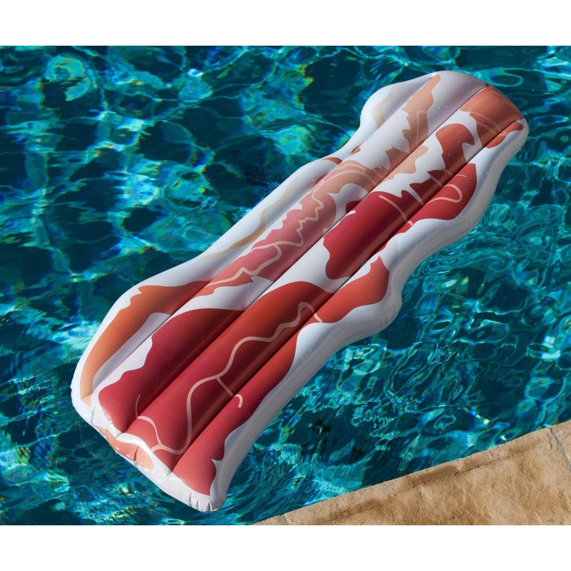 BiggerKids SUMMER SALE: Bacon & Egg Inflatable Pool Floatie Swimming
