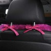 OGLAND Fluffy Fuzzy Sheepskin Car Seat Covers for Universal Soft