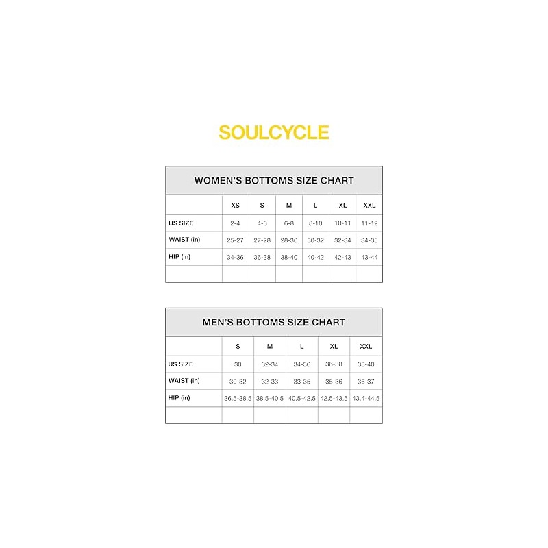 SoulCycle Men's Athletic, Black, Large